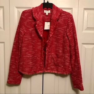 NWT Elle Red Cropped Blazer